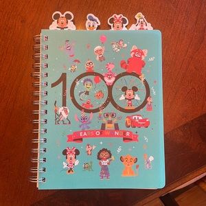 DISNEY MICKEY MOUSE & FRIENDS 100 YEARS OF WONDER JOURNAL/NOTEBOOK 96 SH…